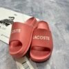Chinelo Lacoste Slide Rosa 2.0
