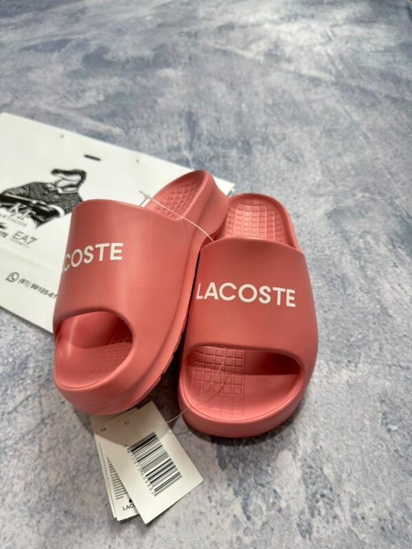 Chinelo Lacoste Slide Rosa 2.0
